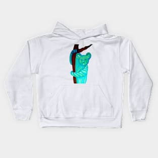 Teal Koala Kids Hoodie